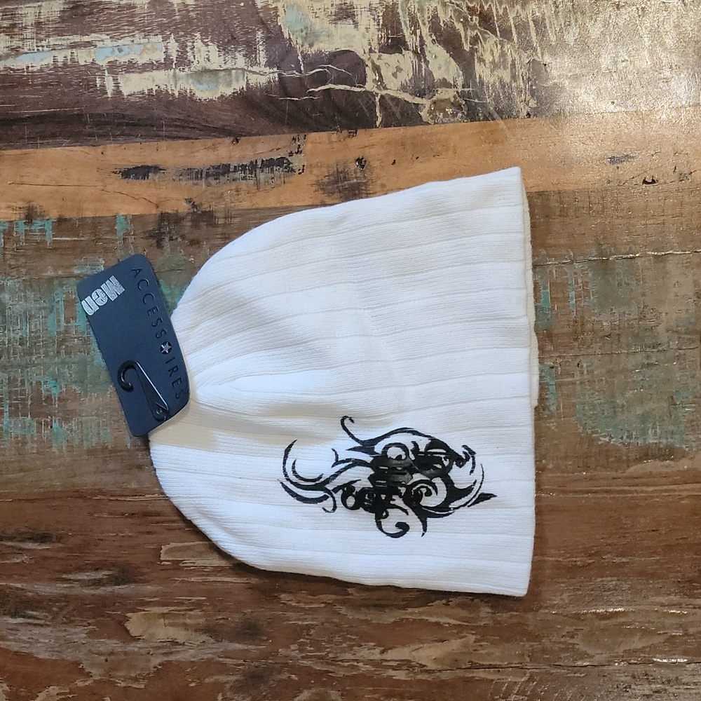 Men Accessories White Skull Cap Beanie Jersey Cap